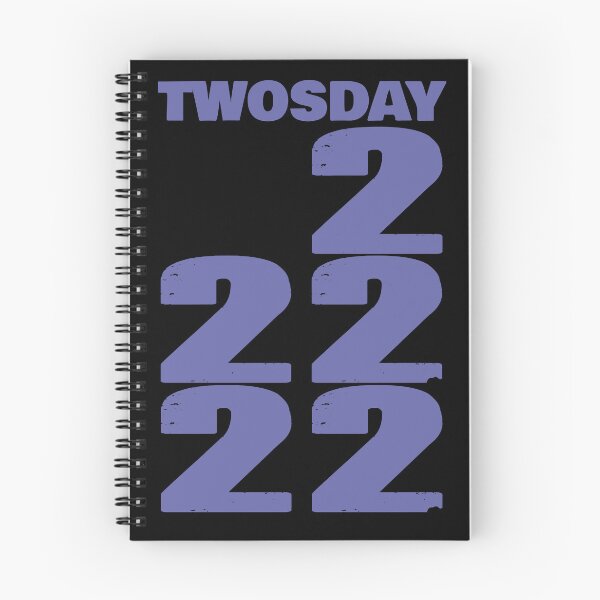 Item preview, Twosday 22222 Periwinkle Typography designed and sold by ellenhenry.