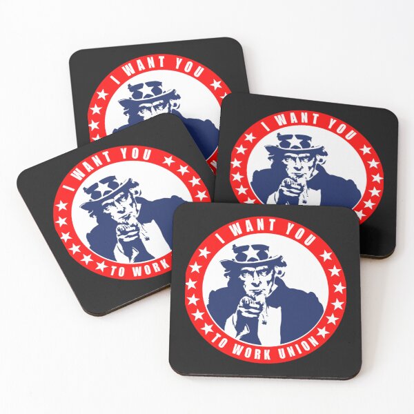 Item preview, Funny Uncle Sam - Work Union   designed and sold by GCarlina.