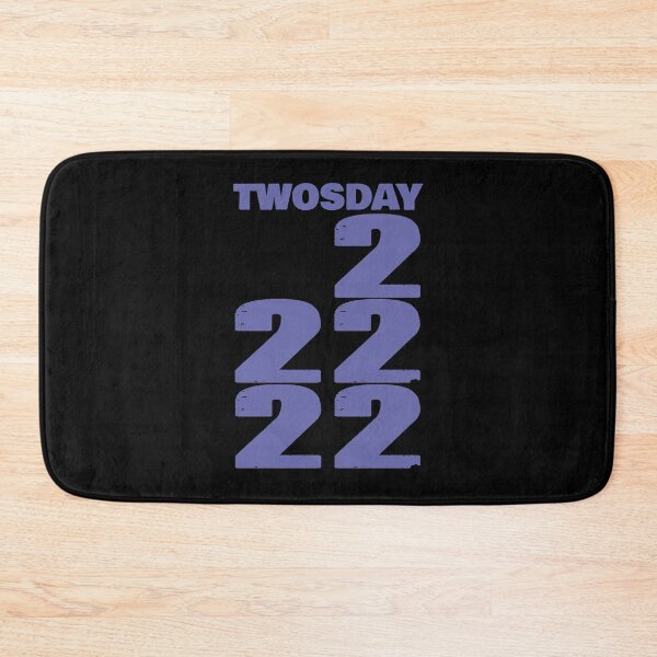 Item preview, Twosday 22222 Periwinkle Typography designed and sold by ellenhenry.