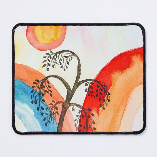 Item preview, LonelyTree - tree with rainbow and full moon designed and sold by SusanneRoseArt.