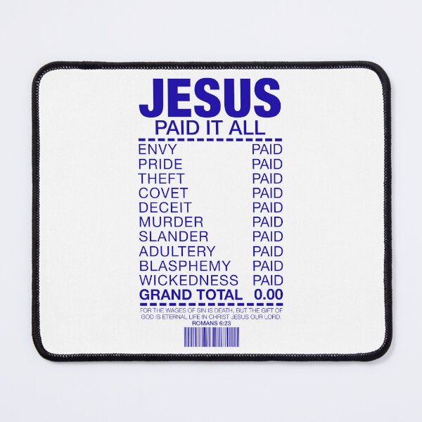 Item preview, Jesus Paid It All designed and sold by plushism.