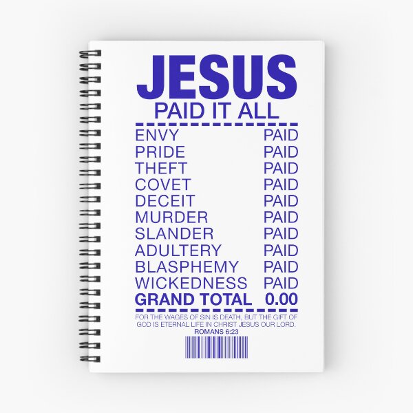 Item preview, Jesus Paid It All designed and sold by plushism.