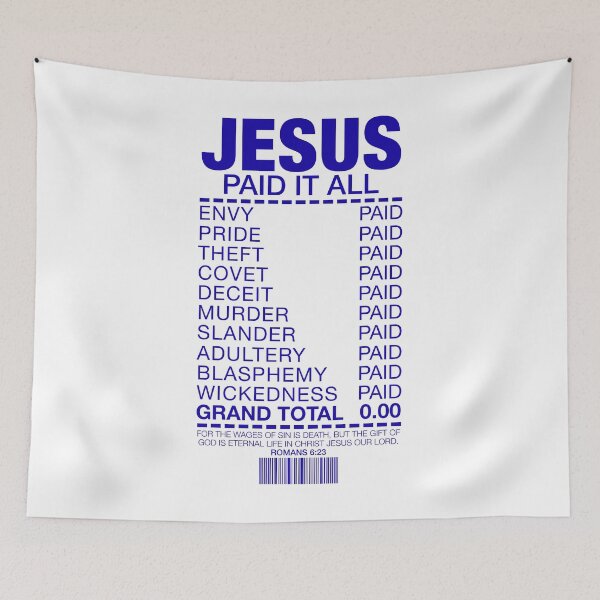 Item preview, Jesus Paid It All designed and sold by plushism.
