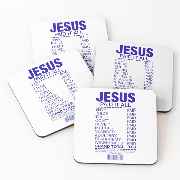 Item preview, Jesus Paid It All designed and sold by plushism.