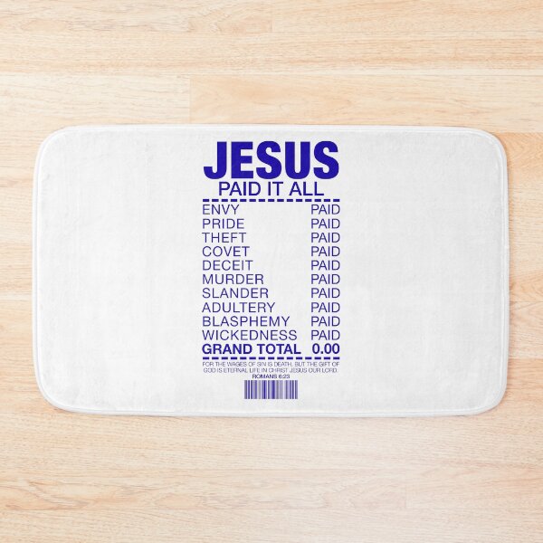 Item preview, Jesus Paid It All designed and sold by plushism.