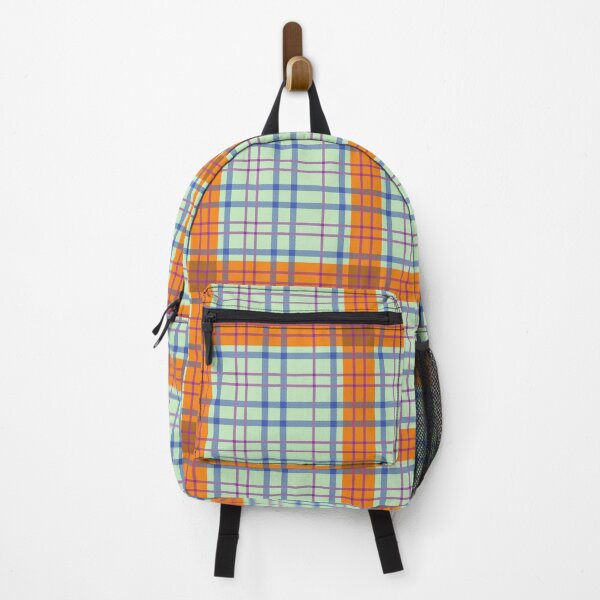 Item preview, Orange Blue Checks designed and sold by deepgoa.