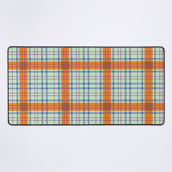 Item preview, Orange Blue Checks designed and sold by deepgoa.
