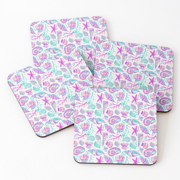 Item preview, Painted Seashells – Periwinkle & Mint designed and sold by Cat Coquillette.