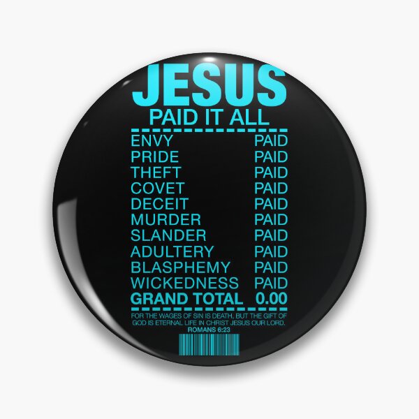 Item preview, Jesus Paid It All designed and sold by plushism.