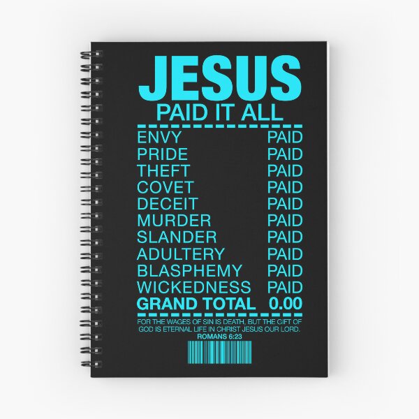 Item preview, Jesus Paid It All designed and sold by plushism.