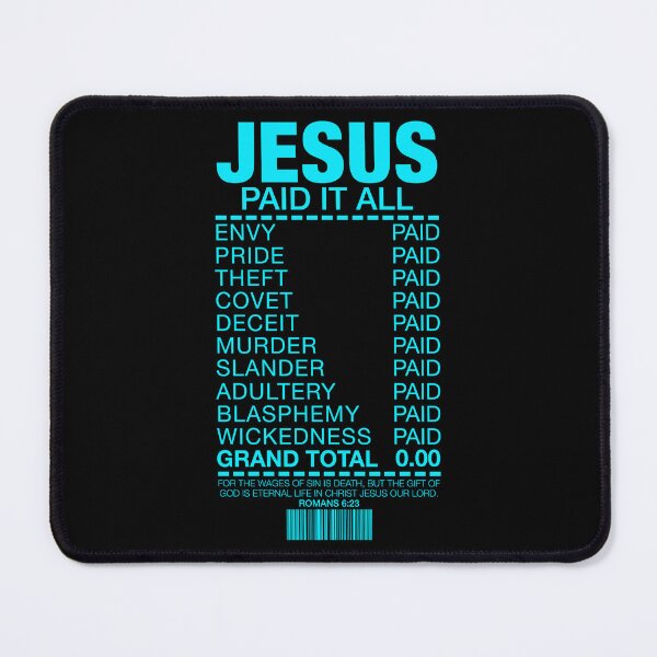 Item preview, Jesus Paid It All designed and sold by plushism.
