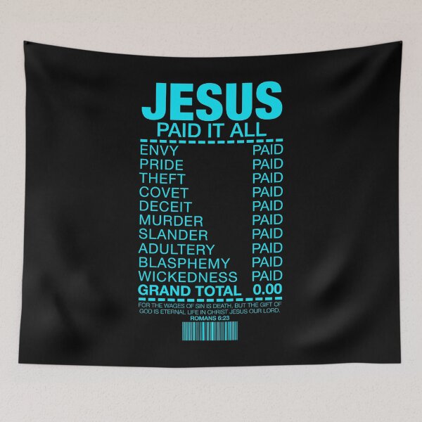Item preview, Jesus Paid It All designed and sold by plushism.