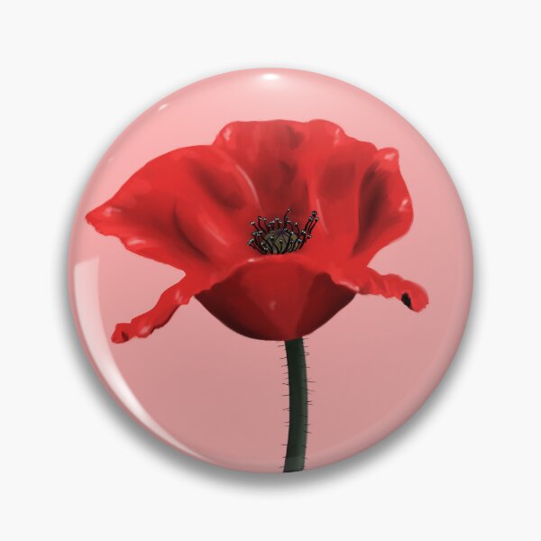 Item preview, Necropolis Poppy Sticker designed and sold by JustHumey.