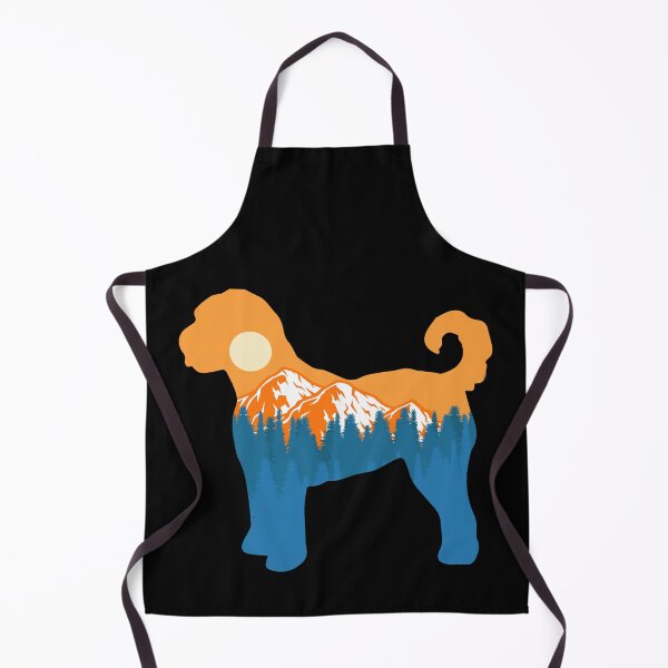 Item preview, labradoodle Dog Silhouette Sunset Nature Mountain Gift designed and sold by alaechamlal.