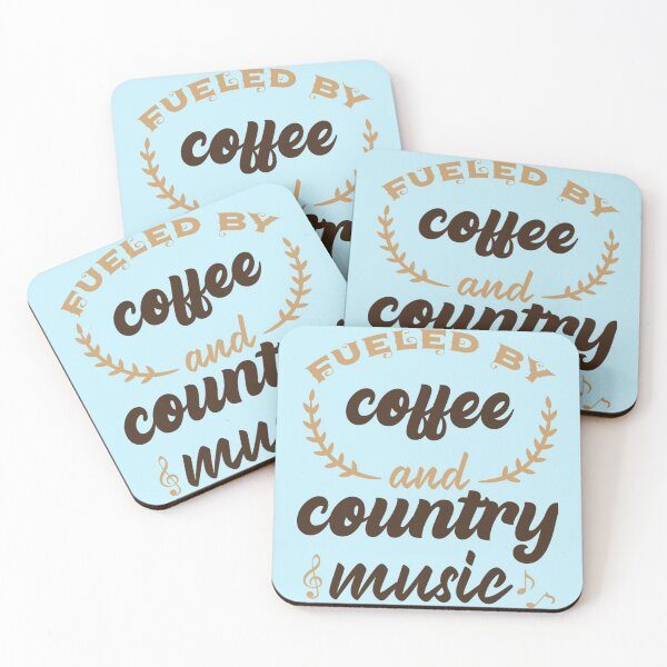 Item preview, Fuelled By Coffee And Country Music - If you love coffee and listening to country music, this design designed and sold by Theodore-Au.