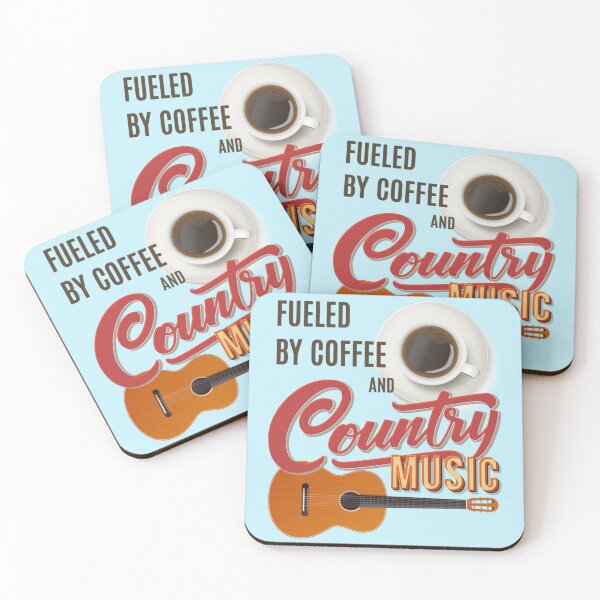 Item preview, Fuelled By Coffee And Country Music - It is enough to look for your design, we already have it.  designed and sold by Theodore-Au.