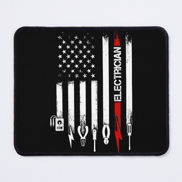 Item preview, Electrician American Flag designed and sold by SageTobias.