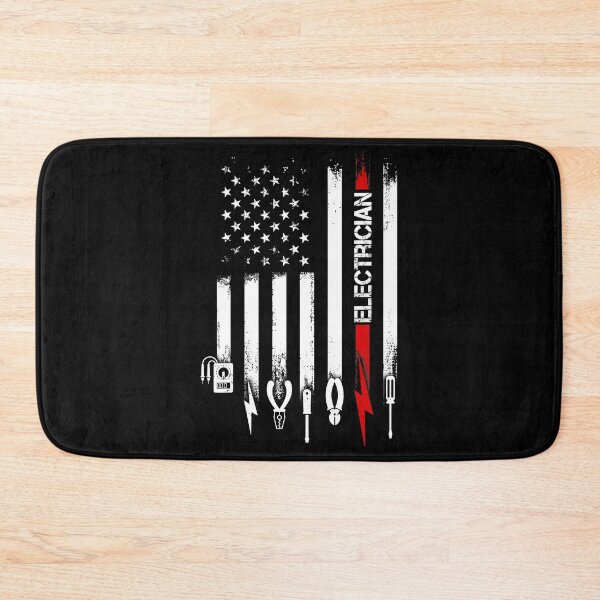Item preview, Electrician American Flag designed and sold by SageTobias.