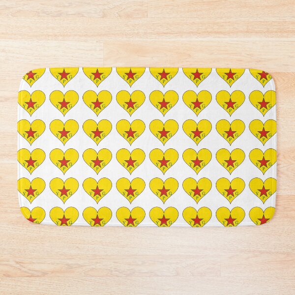 Item preview, YPJ Flag Heart Shaped  designed and sold by KurdishShops.
