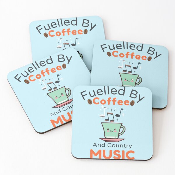 Item preview, Fuelled By Coffee And Country Music  Saying   designed and sold by Theodore-Au.