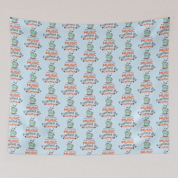 Item preview, Fuelled By Coffee And Country Music  Saying   designed and sold by Theodore-Au.