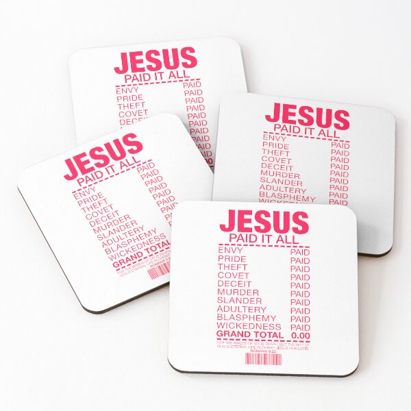 Item preview, Jesus Paid It All designed and sold by plushism.