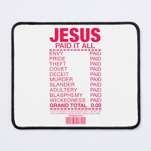 Item preview, Jesus Paid It All designed and sold by plushism.