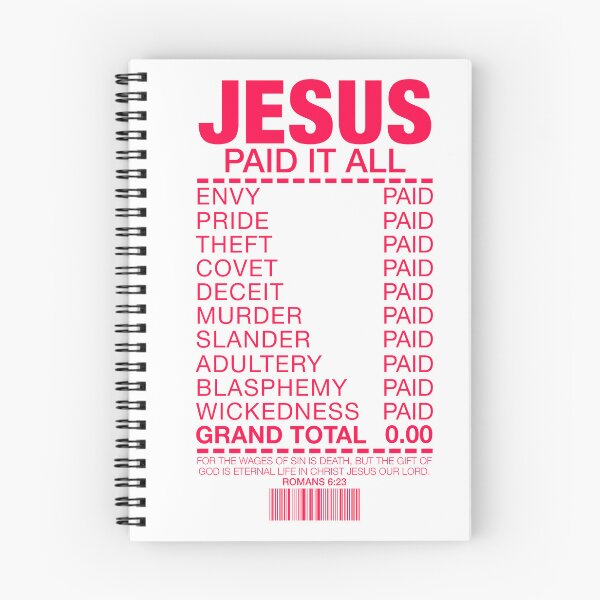 Item preview, Jesus Paid It All designed and sold by plushism.