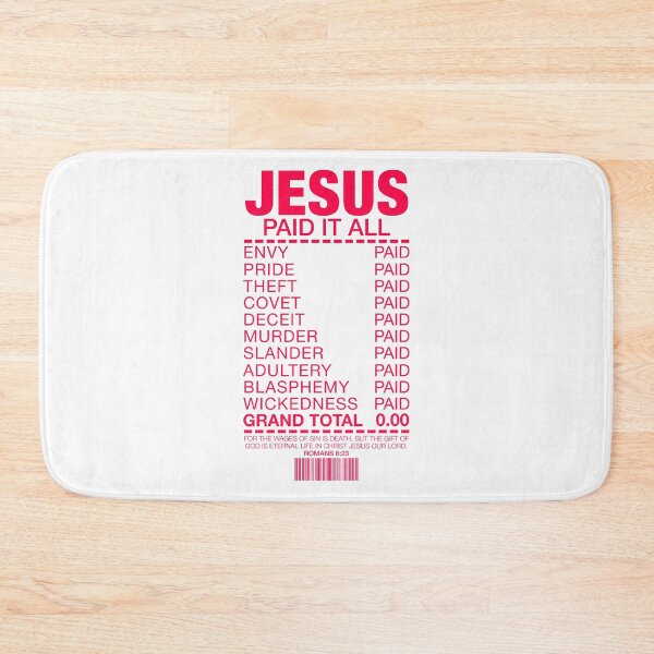 Item preview, Jesus Paid It All designed and sold by plushism.