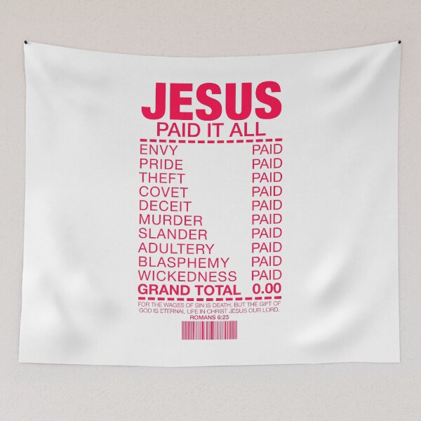 Item preview, Jesus Paid It All designed and sold by plushism.