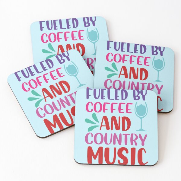 Item preview, Fuelled By Coffee And Country Music - The perfect gift for a country music fan        designed and sold by Theodore-Au.