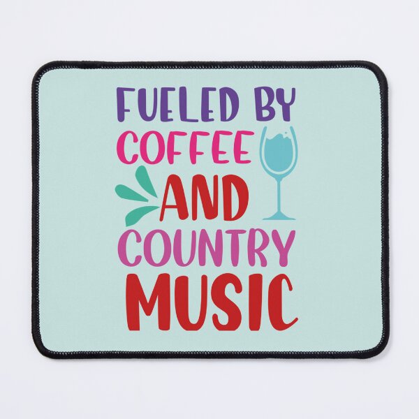 Item preview, Fuelled By Coffee And Country Music - The perfect gift for a country music fan        designed and sold by Theodore-Au.