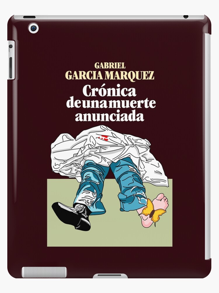 Funda y vinilo para iPad «Portada del libro Crónica dibujada de una muerte  anunciada, Gabriel García Márquez» de juliobenitez | Redbubble
