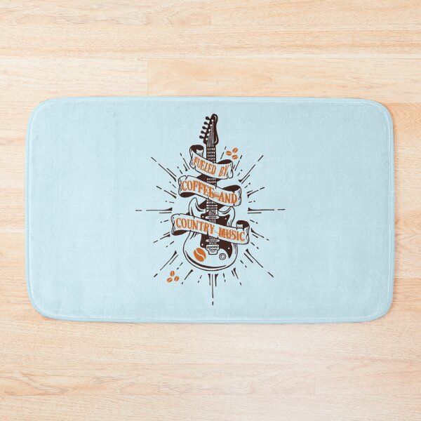 Item preview, fuelled by coffee and country music, Cool Coffee and Music  design, coffee lovers gift  (1) designed and sold by Theodore-Au.