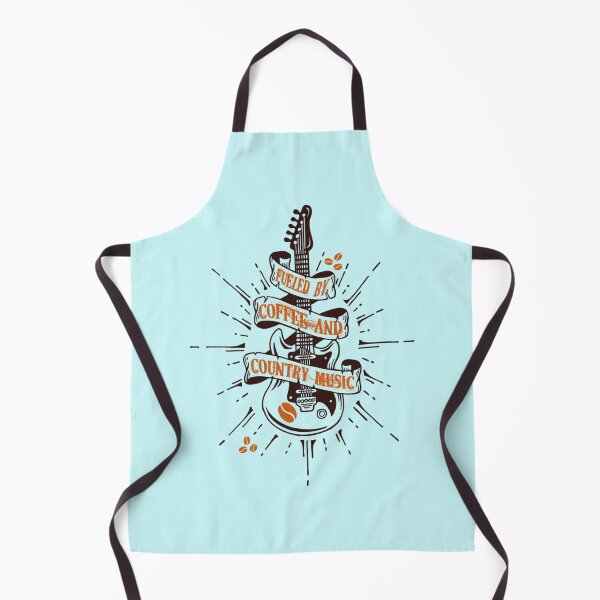 Item preview, fuelled by coffee and country music, Cool Coffee and Music design, coffee lovers gift (1) designed and sold by Theodore-Au.