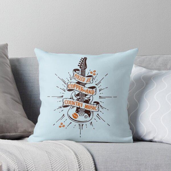 Item preview, fuelled by coffee and country music, Cool Coffee and Music  design, coffee lovers gift  (1) designed and sold by Theodore-Au.