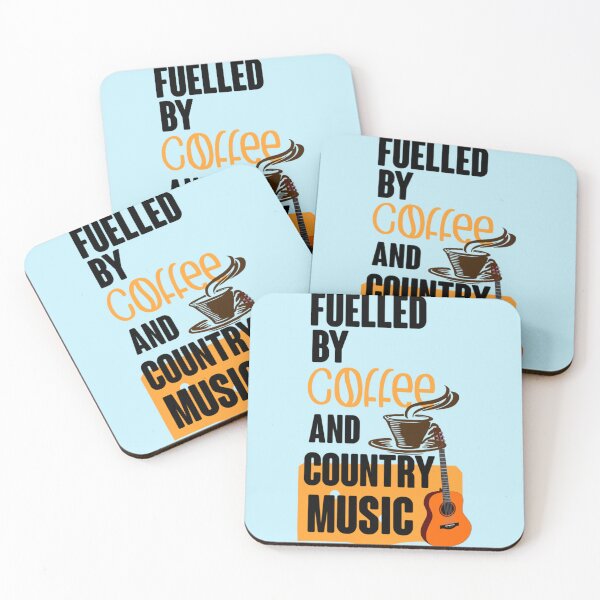 Item preview, Fuelled By Coffee And Country Music-Perfect Design For Coffee Lovers And Country Music Lovers  (1) designed and sold by Theodore-Au.
