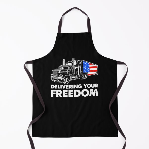 Item preview, American Trucker Freedom Convoy 2022 USA Canada Truck Driver Pullover Hoodie designed and sold by viselxmce.