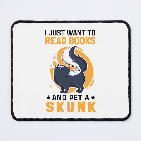 Item preview, Skunks and books skunk badger skunk designed and sold by madgrfx.