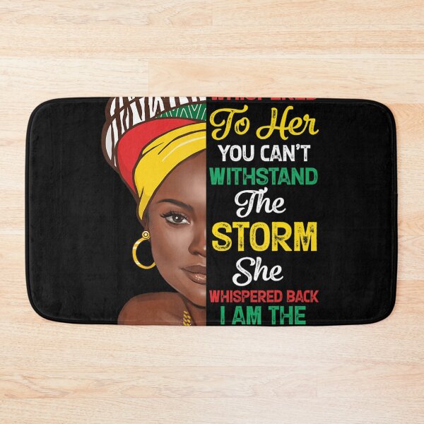 Item preview, Black History Month African Woman Afro I Am The Storm Women designed and sold by Emilia Maurice.