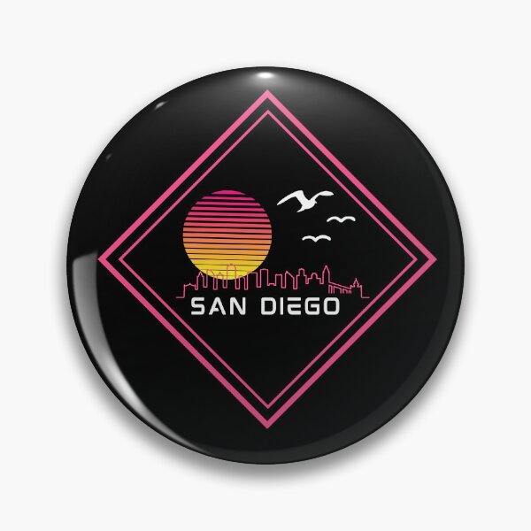 Item preview, Puesta de sol retro de san diego designed and sold by RedSparkle.