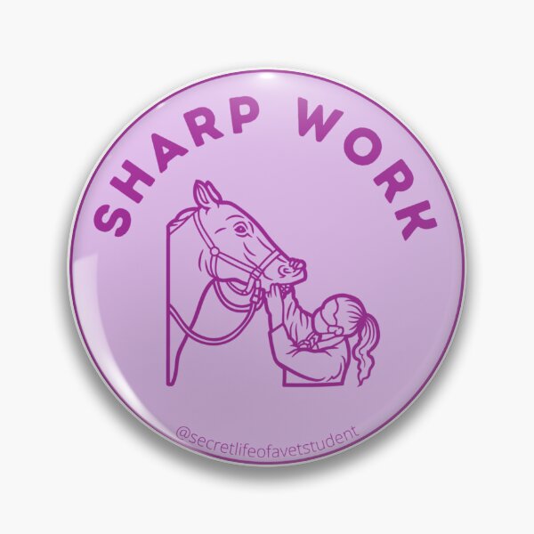 Item preview, Sharp work- horse- purple designed and sold by Dogtorfellows.