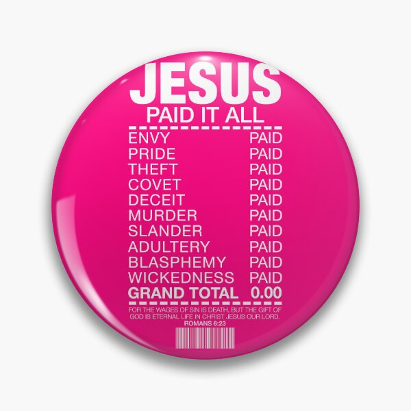 Item preview, Jesus Paid It All designed and sold by plushism.