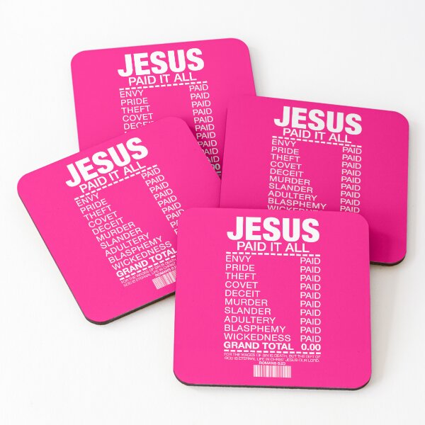 Item preview, Jesus Paid It All designed and sold by plushism.
