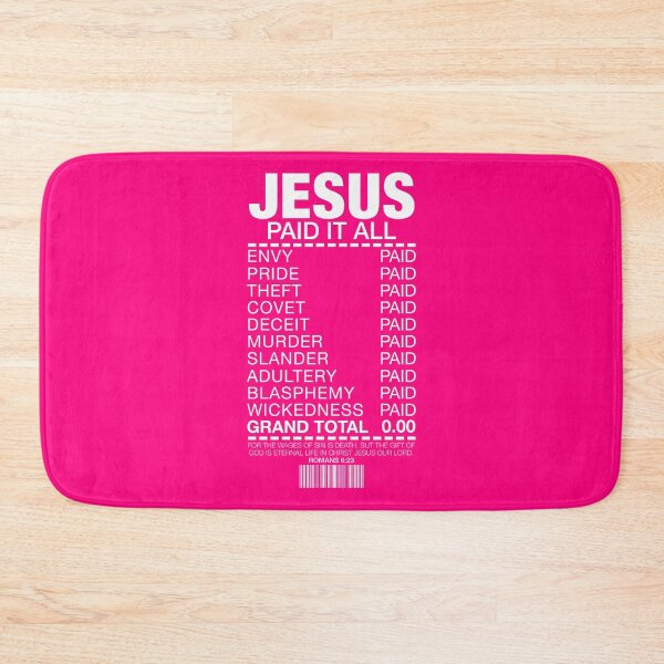 Item preview, Jesus Paid It All designed and sold by plushism.