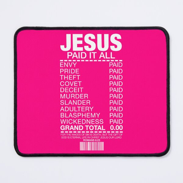 Item preview, Jesus Paid It All designed and sold by plushism.