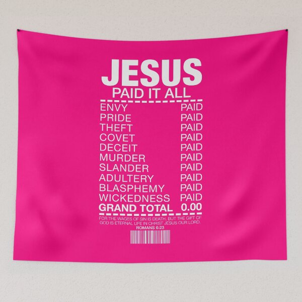 Item preview, Jesus Paid It All designed and sold by plushism.