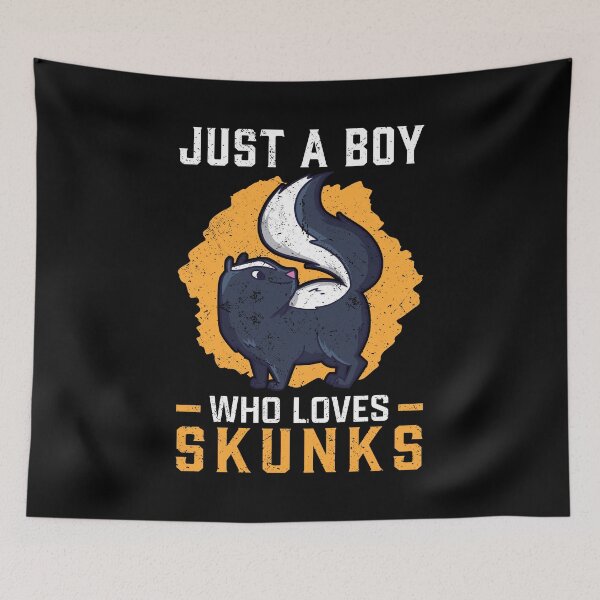 Item preview, Skunk Boy loves Stink Badger Skunk designed and sold by madgrfx.