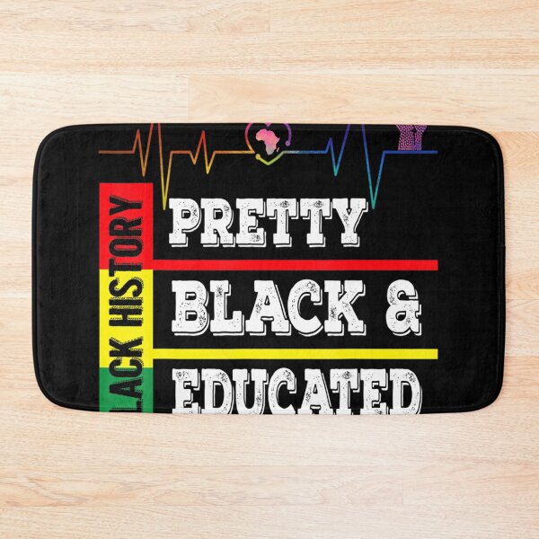 Item preview, Black History Month Pretty Black Educated Heartbeat Black  designed and sold by Emilia Maurice.