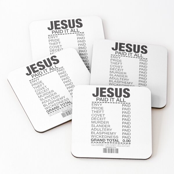 Item preview, Jesus Paid It All designed and sold by plushism.